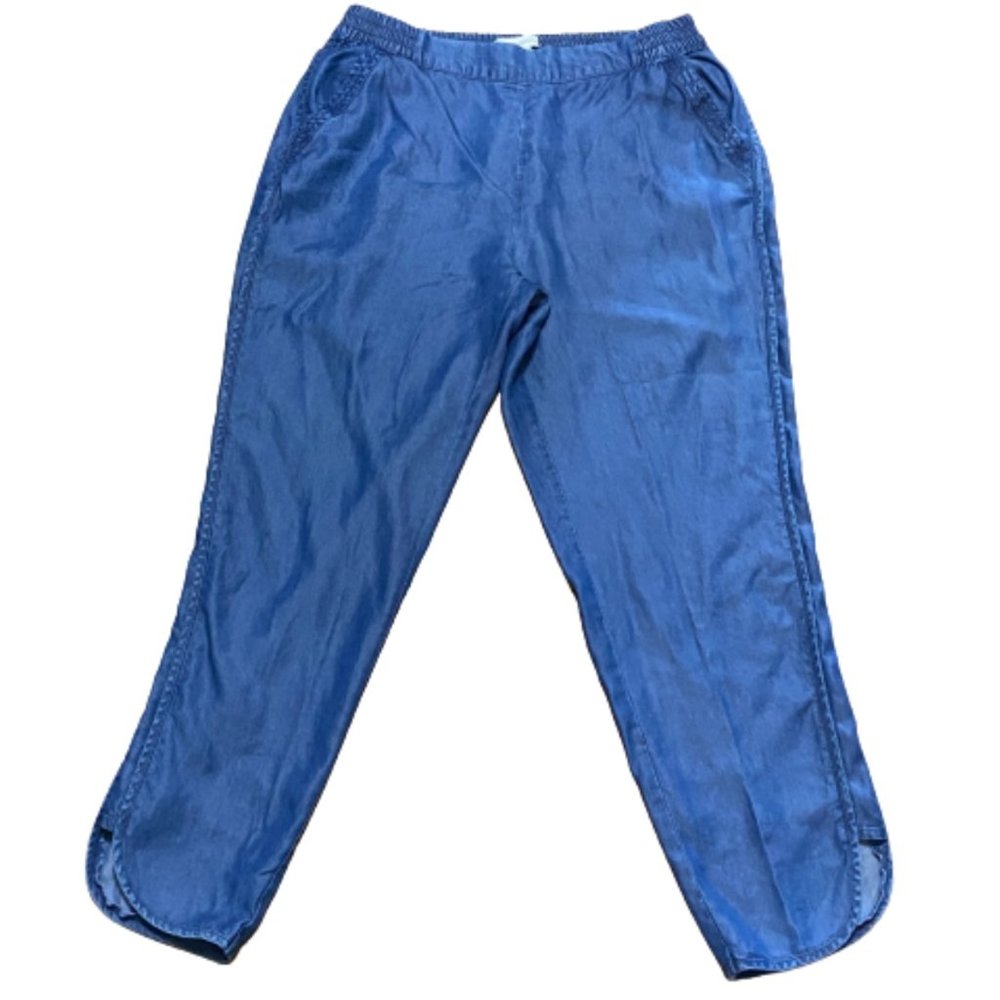 Coldwater Creek Pull Up Tencel Cropped Pants 8P